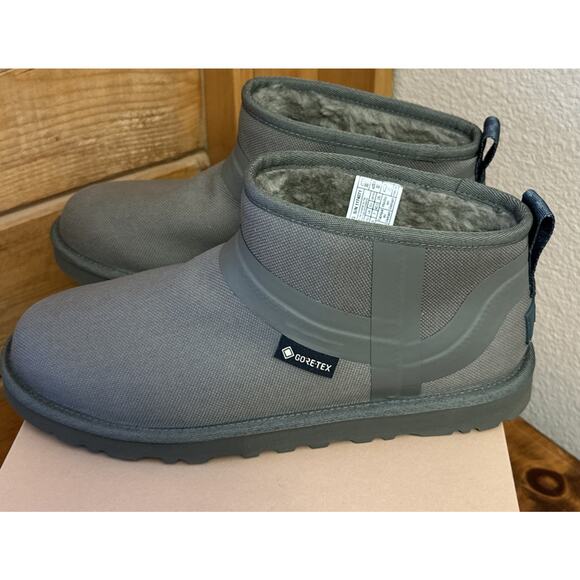 NIB UGG Reese Cooper Ultra Mini Men's 8 Unisex Waterproof Boot Shoe Wool Lining - Picture 5 of 14